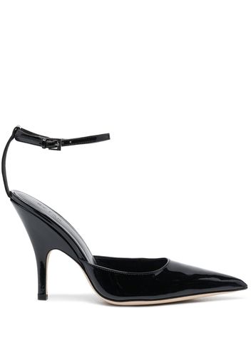 BY FAR Eliza 75mm pointed-toe pumps - Black