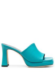 BY FAR Beliz 100mm mules - Blue