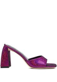 BY FAR Michele 90mm mules - Pink