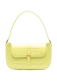 BY FAR Miranda crocodile-embossed shoulder bag - Green