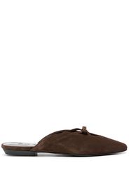 BY FAR Finn suede mules - Brown