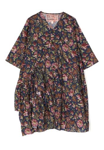 By Walid all-over floral-print dress - Multicolour