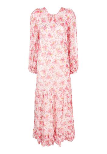byTiMo floral-print cut-out detailing dress - Pink