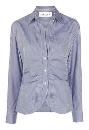 Câllas Milano Sierra pinstriped stretch-poplin shirt - White