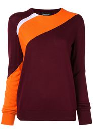 Calvin Klein 205W39nyc two-tone jumper - Red