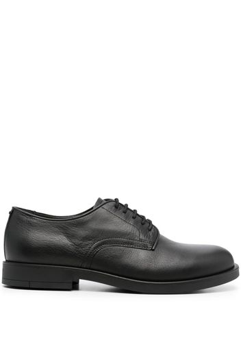 Calvin Klein round-toe lace-up derby shoes - Black