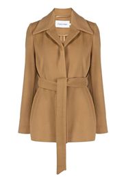 Calvin Klein single-breasted coat - Brown