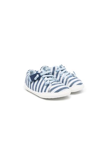 Camper Kids Peu Cami stripe-print sneakers - Blue