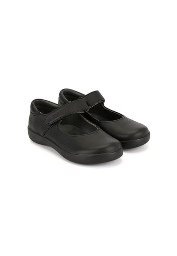 Spiral touch-strap ballerinas