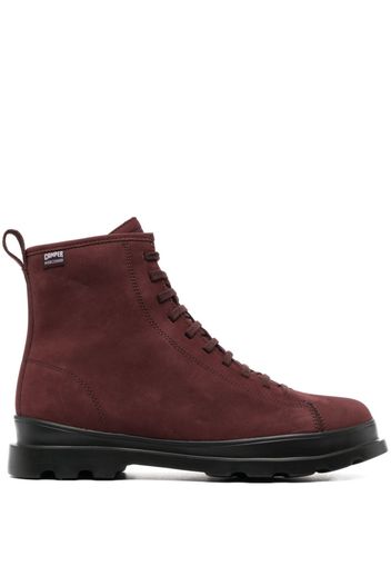 Camper Brutus leather ankle boots - Red