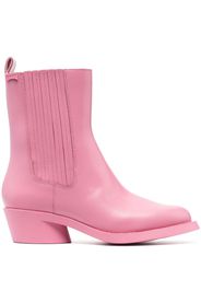 Camper Bonnie 60mm leather boots - Pink