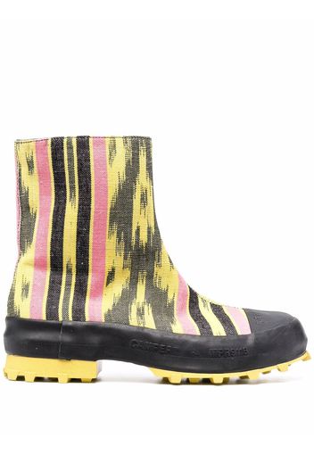 CamperLab Traktori abstract-print ankle boots - Yellow