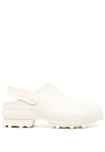 CamperLab leather slingback clogs - White