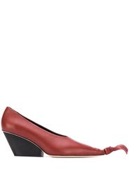 Juanita knotted toe pumps