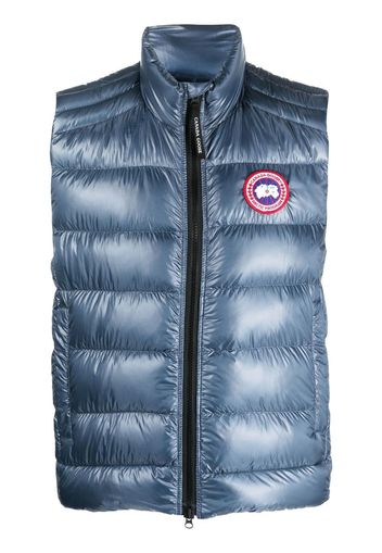 Canada Goose Crofton logo-patch padded gilet - Blue