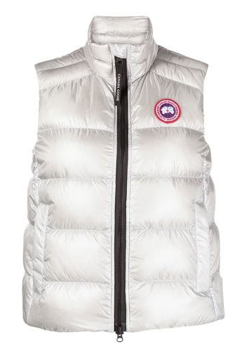 Canada Goose Cypress logo-patch padded gilet - Grey