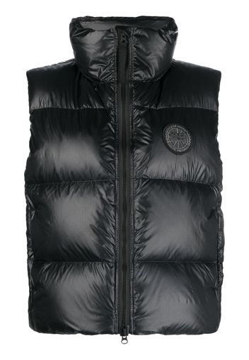 Canada Goose logo-patch padded gilet - Black