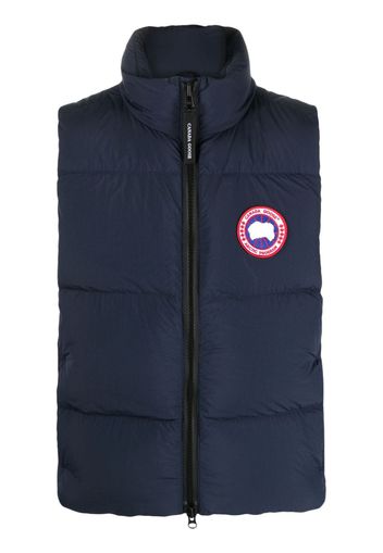 Canada Goose logo-patch padded gilet - Blue