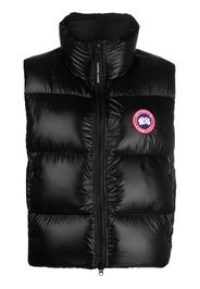 Canada Goose logo-patch padded gilet - Black