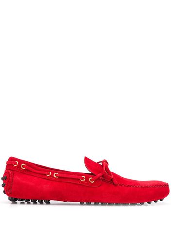 Car Shoe logo boat shoes - Red