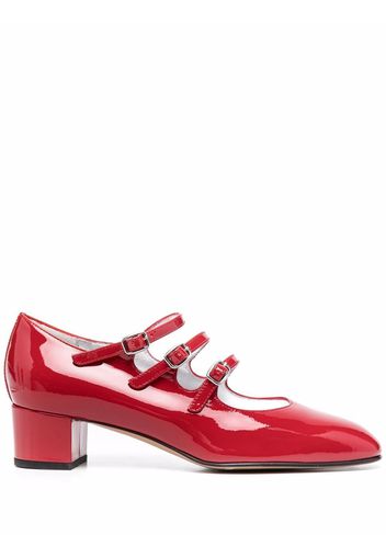 Carel Kina patent-leather pumps - Red
