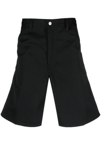 Carhartt WIP logo-patch knee-length bermuda shorts - Black