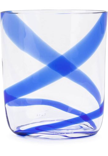 Carlo Moretti striped glass - Blue