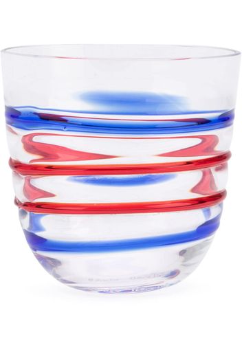 Carlo Moretti striped glass - Blue