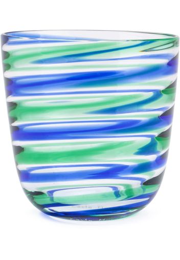 Carlo Moretti striped glass - Blue