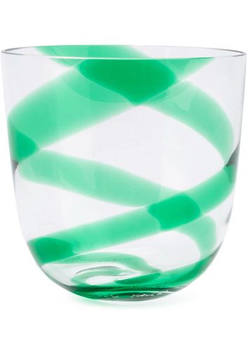 Carlo Moretti twist stripe glass - Green