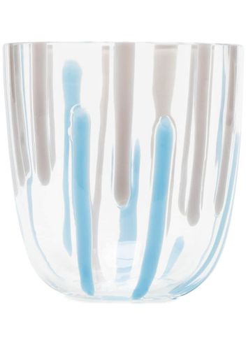 abstract stripe print glass