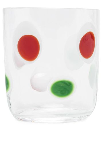 polka dot pattern glass