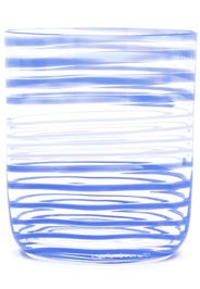 Carlo Moretti Bora striped glass - Blue