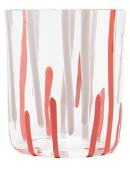 abstract stripe print glass