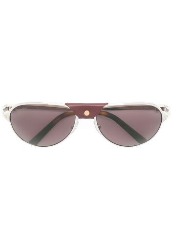 Cartier Santos de Cartier sunglasses - Metallic