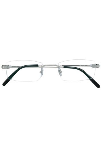 Cartier frameless square glasses - Metallic