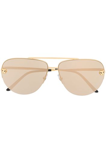 cartier panthere aviator sunglasses