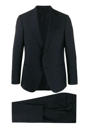 Caruso two piece slim-fit suit - Blue