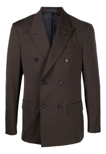 Caruso tailored double-breasted blazer - Brown