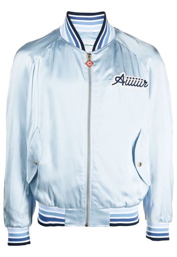 Casablanca Casablanca Air souvenir jacket - Blue