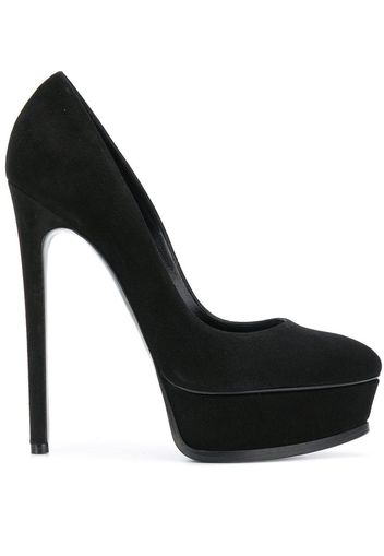 Casadei classic platform pumps - Black