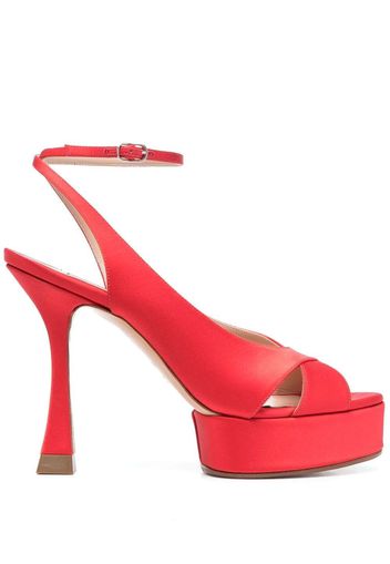 Casadei Donna 120mm platform sandals - Red