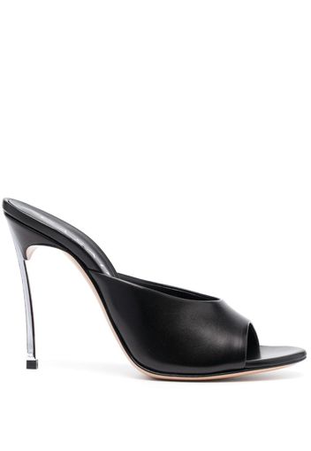 Casadei 110mm heeled mules - Black