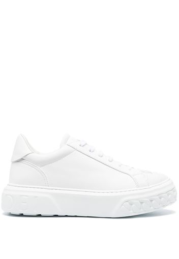 Casadei logo-patch low-top sneakers - White