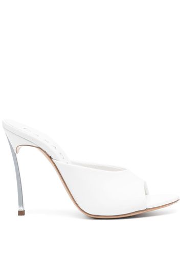 Casadei Blade Minorca 110mm mules - White