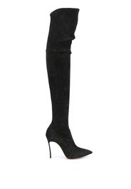 Casadei over-the-knee heeled boots - Black