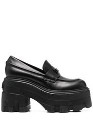 Casadei Rock 110mm platform loafers - Black