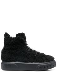 Casadei Ecosheep lace-up combat boots - Black