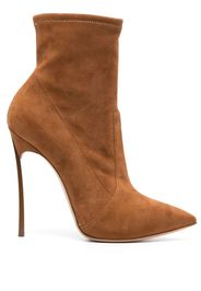 Casadei Blade pointed-toe ankle boots - Brown