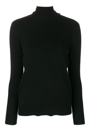 Cashmere In Love cashmere Vera bow tie jumper - Black